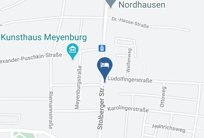 Nordhausen - Pension Christa Maps