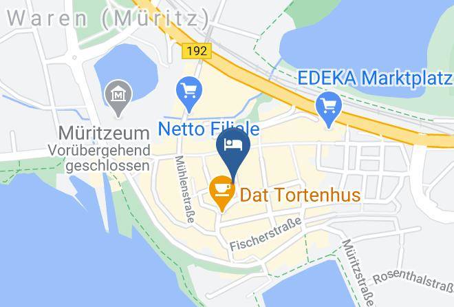 Mecklenburgische Seenplatte - Pension Christin Maps