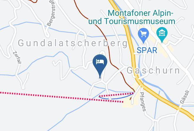 Bludenz - Pension Christine Maps