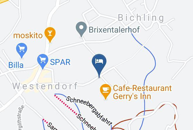 Kitzbuhel - Pension Christoph Maps