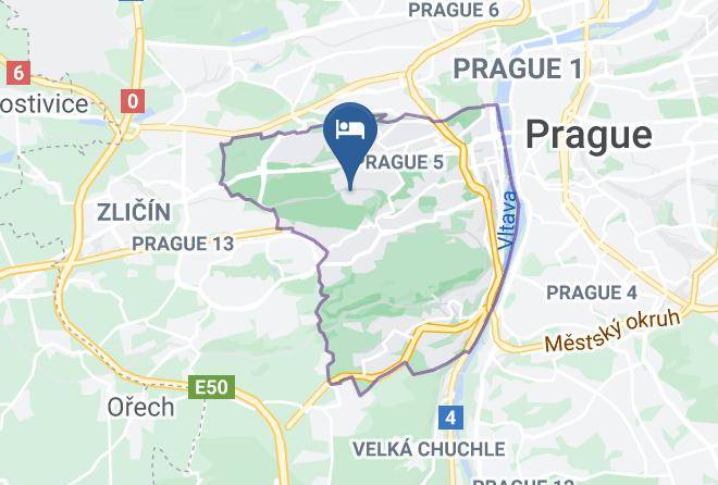 Prague - Pension Claudina Maps