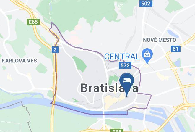 Bratislava - Pension Clementia Maps