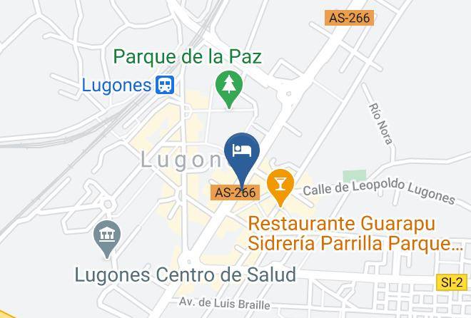 Asturias - Pension Coalla Maps