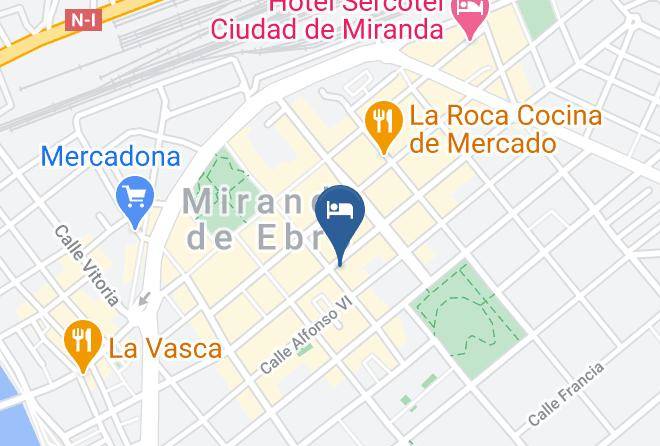 Burgos - Pension Conchi Maps