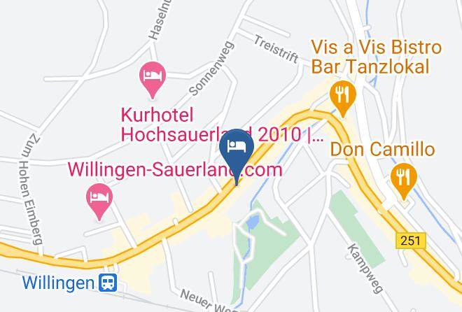 Waldeck Frankenberg - Pension Concordia Maps
