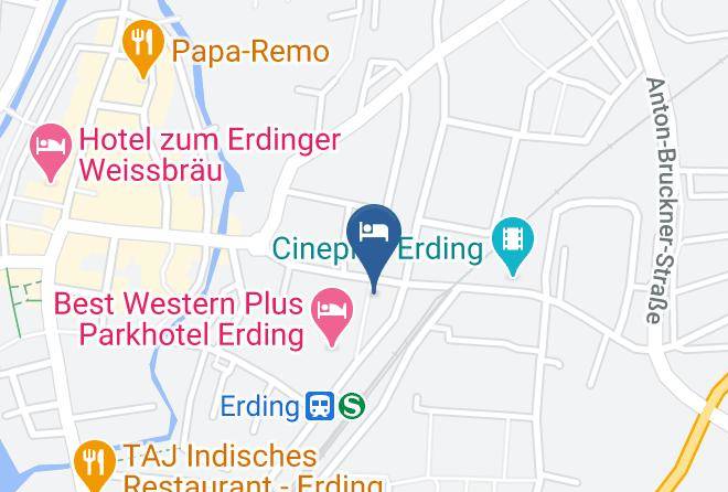 Erding - Pension Constantin Maps