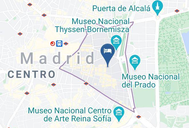 Madrid - Pension Corbero Maps
