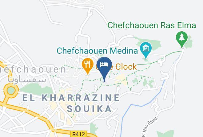 Chefchaouen - Pension Cordoba Maps