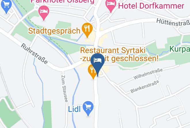Hochsauerlandkreis - Pension Cordt Maps