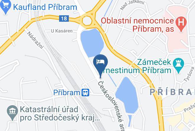 Pribram - Pension Coupe Pribram Maps