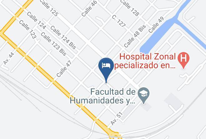 Ensenada - Pension Del Dique Maps