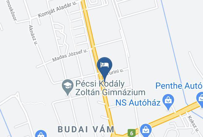 Pecs - Pension Delanta Maps