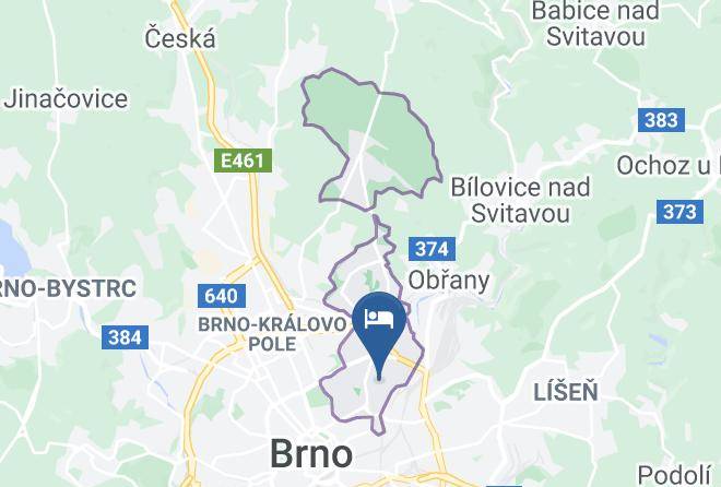 Brno - Pension Derivia Maps