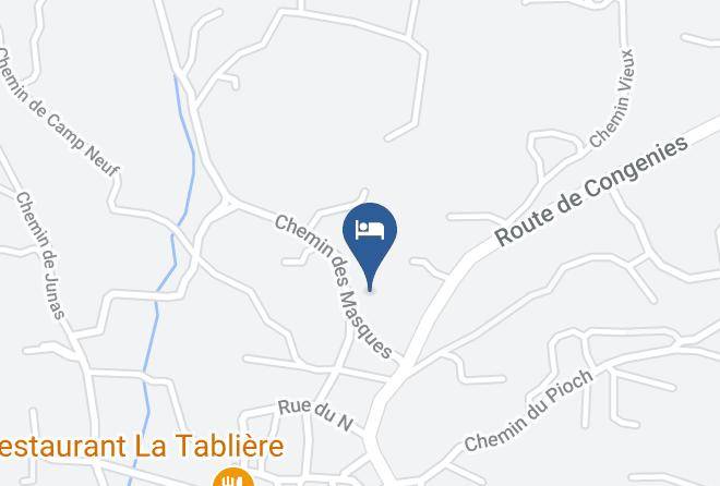 Gard - Pension Des Masques Maps