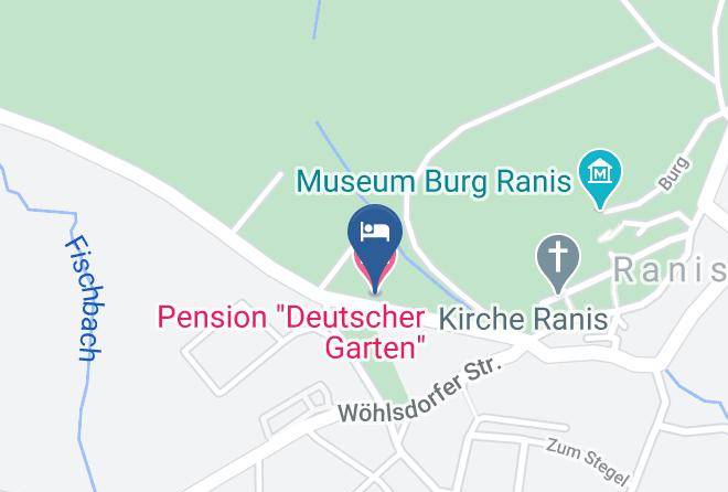 Saale Orla Kreis - Pension Deutscher Garten Maps