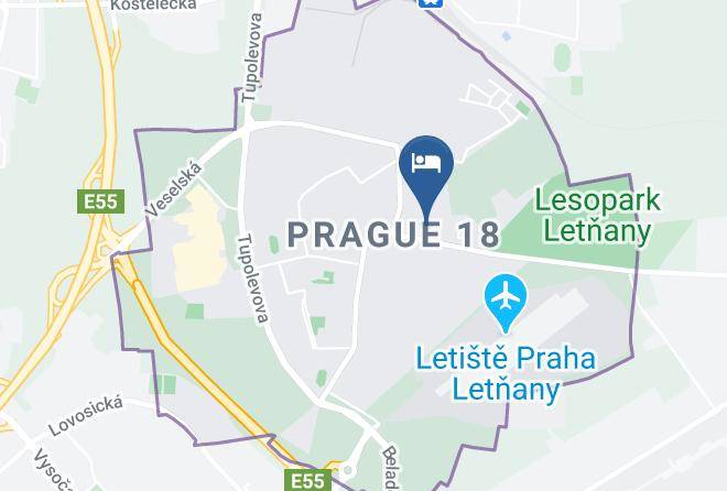 Prague - Pension Domino Maps