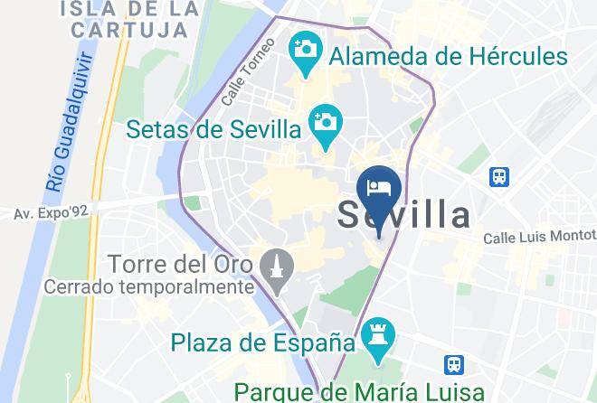 Seville - Pension Dona Trinidad Maps