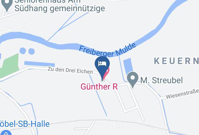 Mittelsachsen - Pension Drei Eichen Maps