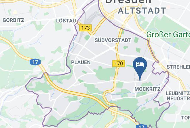 Dresden - Pension Dresdner Hohe Maps