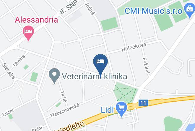 Hradec Kralove - Pension Drink Club Maps