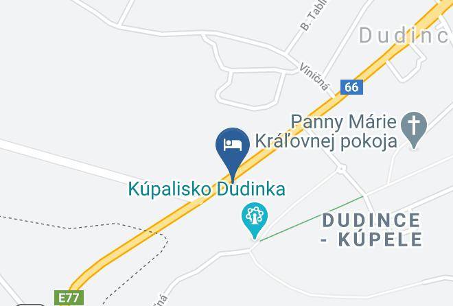 Krupina - Pension Dudince Maps