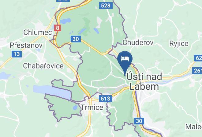 Usti Nad Labem - Pension Duel Maps