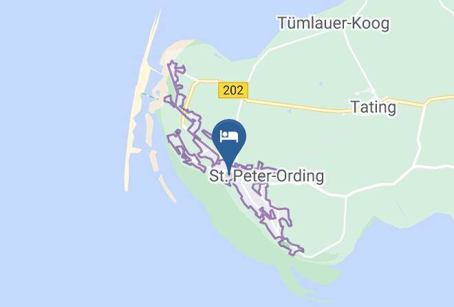 Nordfriesland - Pension Dunenschloss Maps