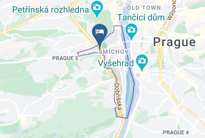 Prague - Pension Easy Journey Maps