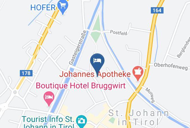 Kitzbuhel - Pension Edelweisshof Maps