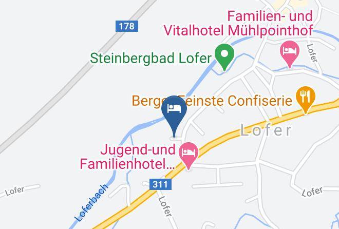Zell Am See - Pension Edergut Maps
