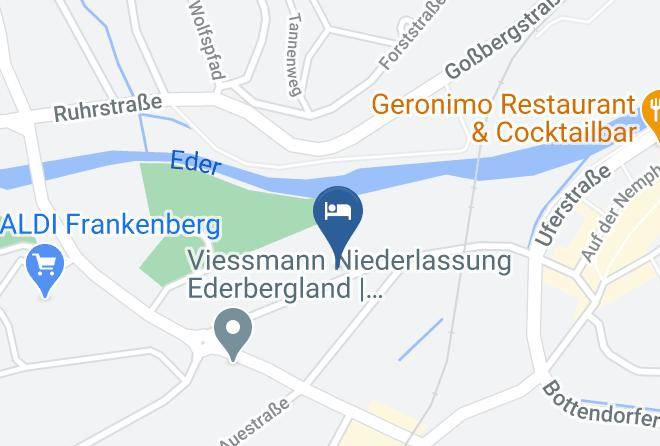 Waldeck Frankenberg - Pension Ederstern Maps
