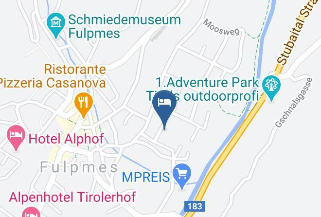 Innsbruck Land - Pension Edith Maps