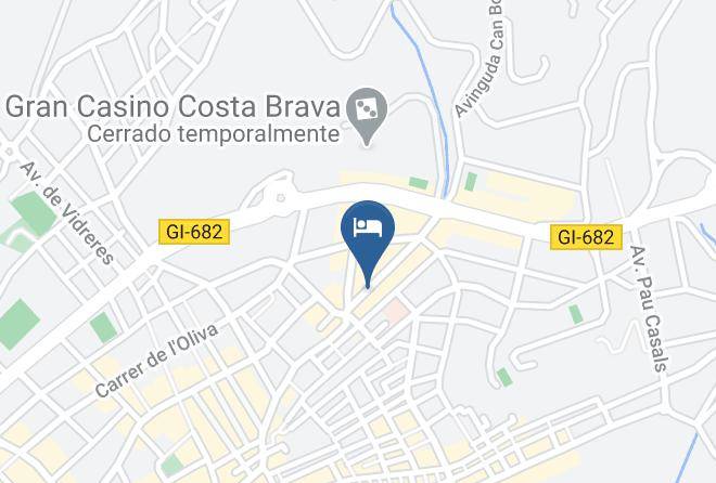 Girona - Pension El Ciervo Maps