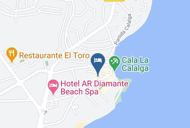 Alicante - Pension El Hidalgo Maps