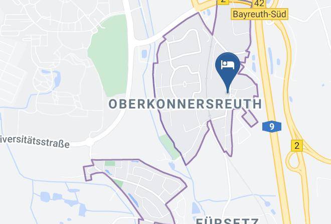 Bayreuth - Pension Elbel Maps