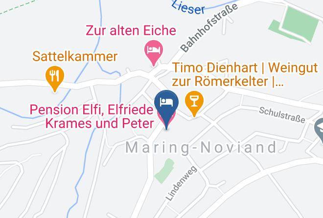 Bernkastel Wittlich - Pension Elfi Elfriede Krames Und Peter Maps