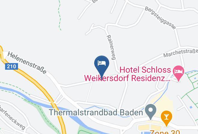 Baden - Pension Elfy Maps