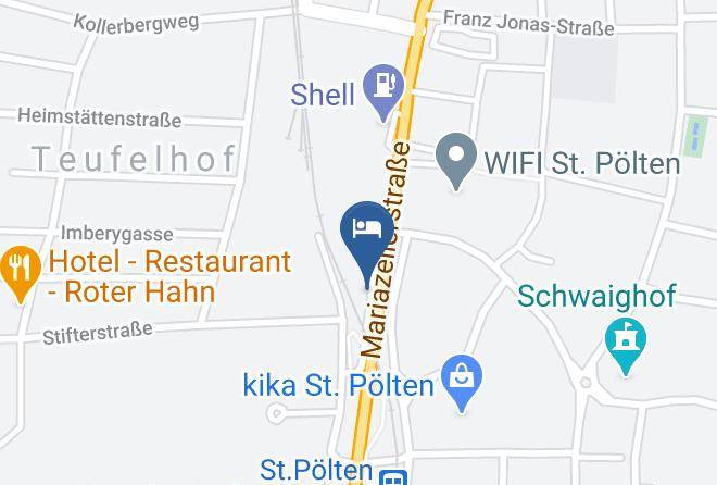 Sankt Polten - Pension Elisabeth Maps