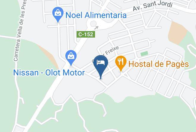 Girona - Pension Els Amolls Maps