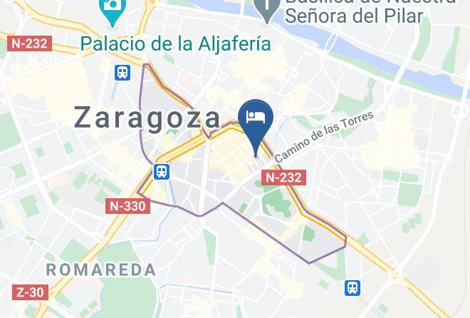 Zaragoza - Pension En Zaragoza Miraflores Maps