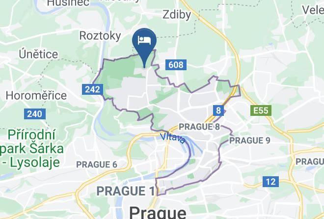 Prague - Pension Europa Maps