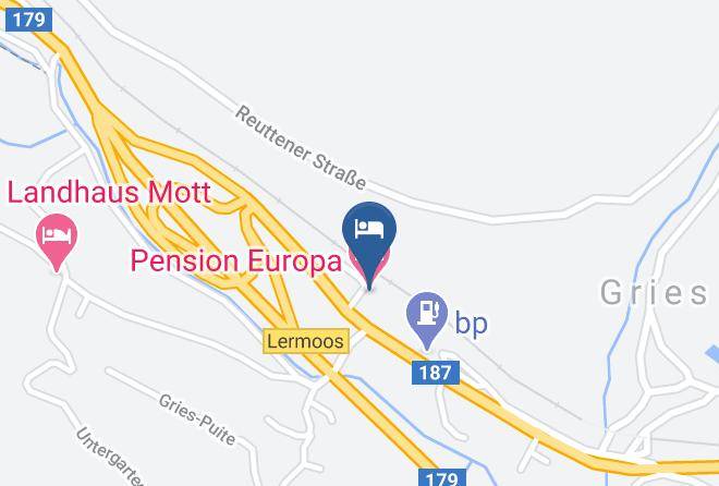 Reutte - Pension Europa Maps