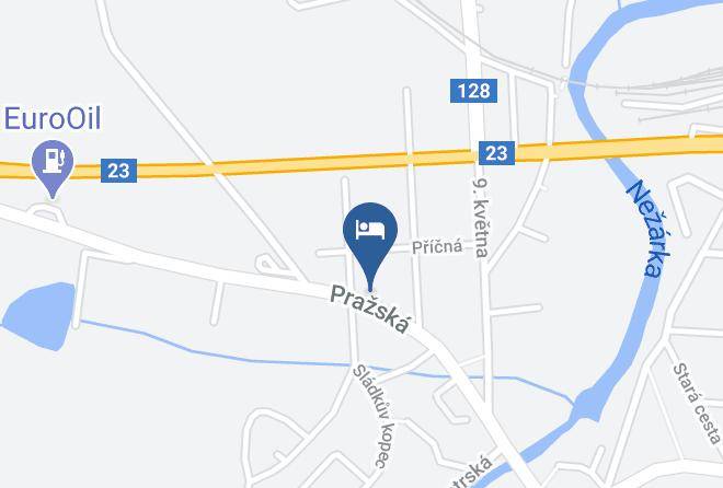 Jindrichuv Hradec - Pension Eva Maps