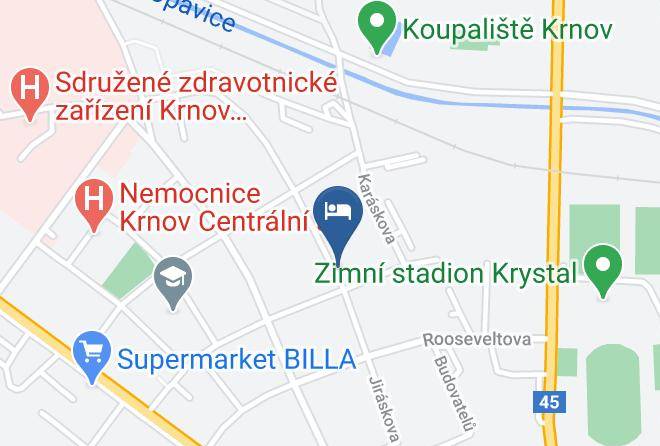 Bruntal - Pension Eva Krnov Maps