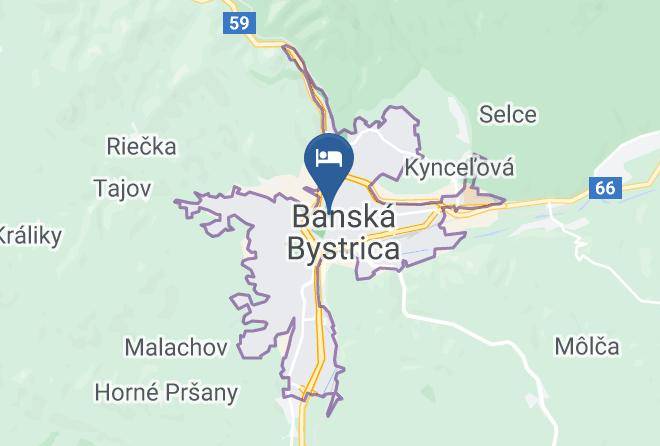 Banska Bystrica - Pension Expo Maps