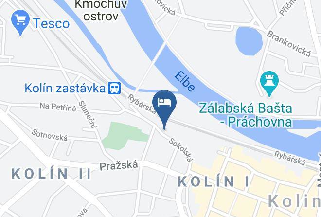 Kolin - Pension Falconi Maps