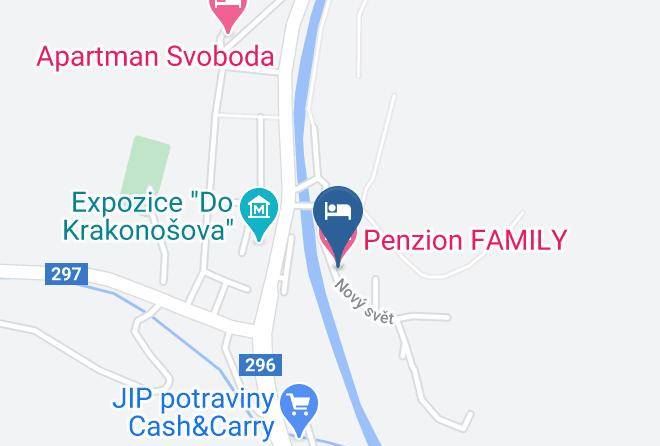 Trutnov - Pension Family Maps