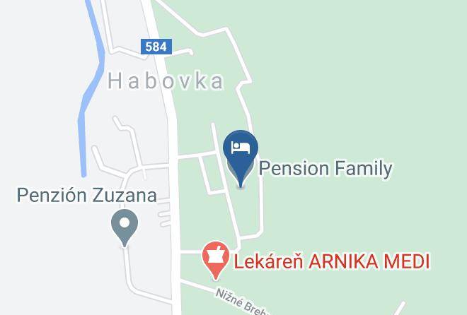Tvrdosin - Pension Family Maps