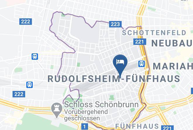 Vienna - Pension Funfhaus Maps