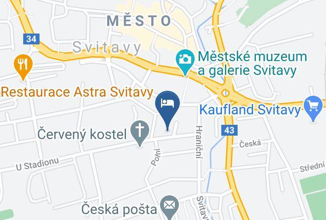 Svitavy - Pension Fontana Svitavy Maps